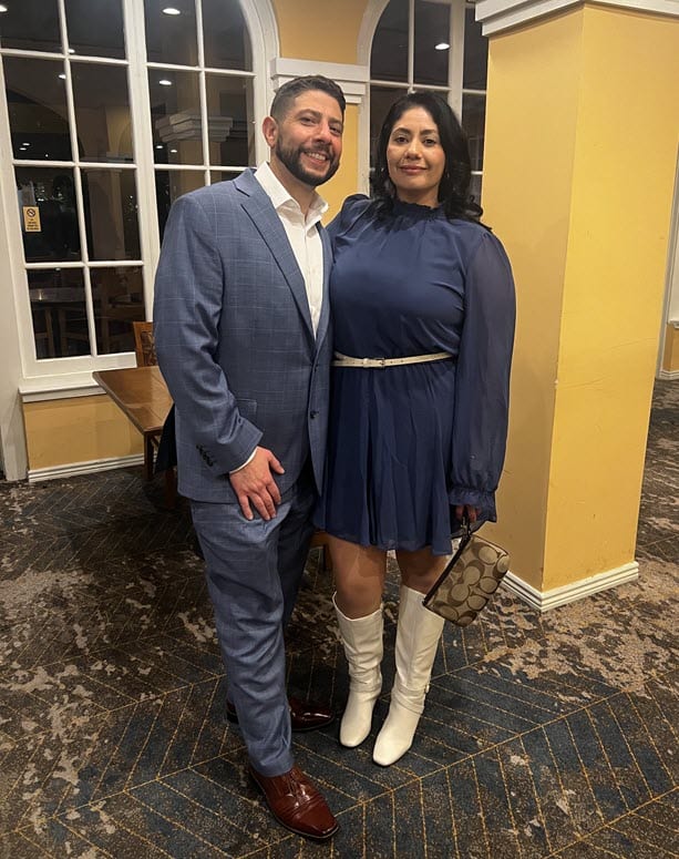 Rafael and Lucia Celebrating