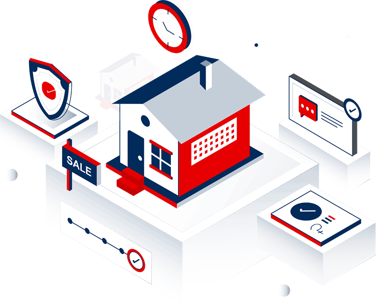 End-to-End Transaction Support​ ISOMETRIC IMAGE-HomeSold