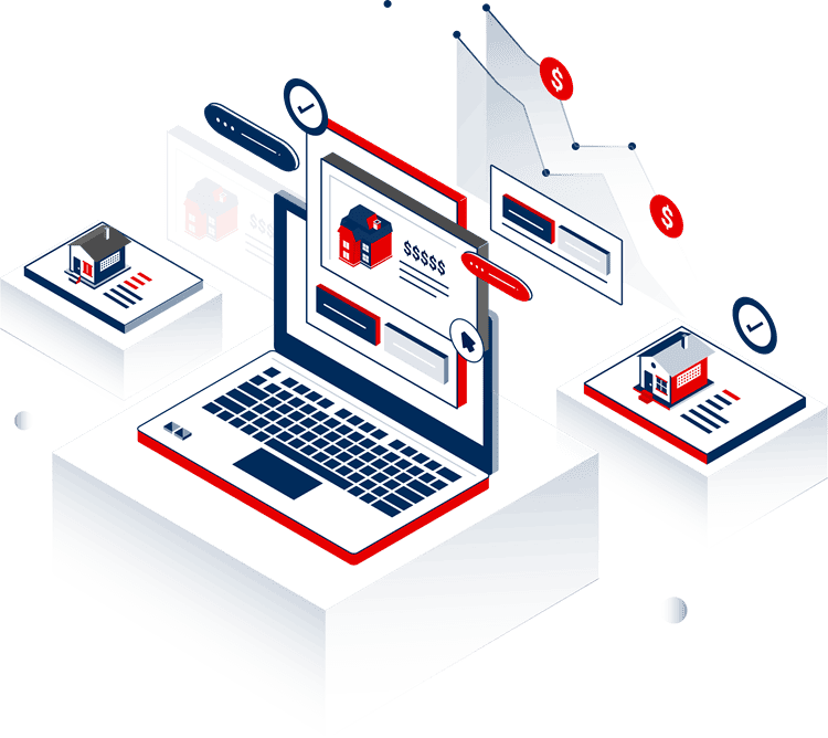 Seller-Financing Listings Built to Close​ ISOMETRIC IMAGE-HomeSold